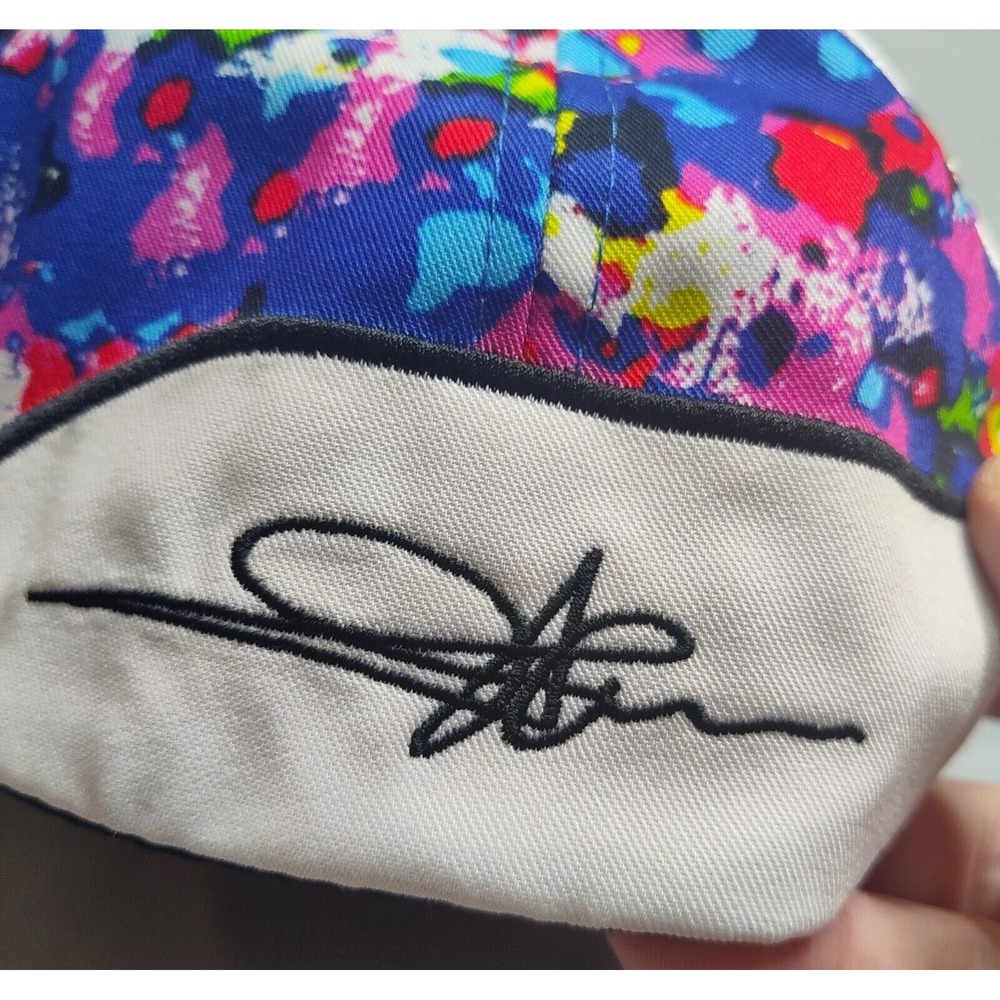 BANG ENERGY DRINK Men One Size Multicolor Paint Abstract Light Up Snapback‎ Cap - Picture 9 of 15
